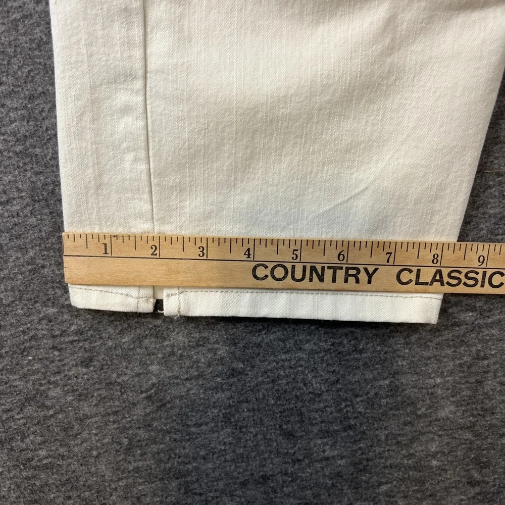 EUC! Gloria Vanderbilt Size Missy 10 Ivory‎ Stretch